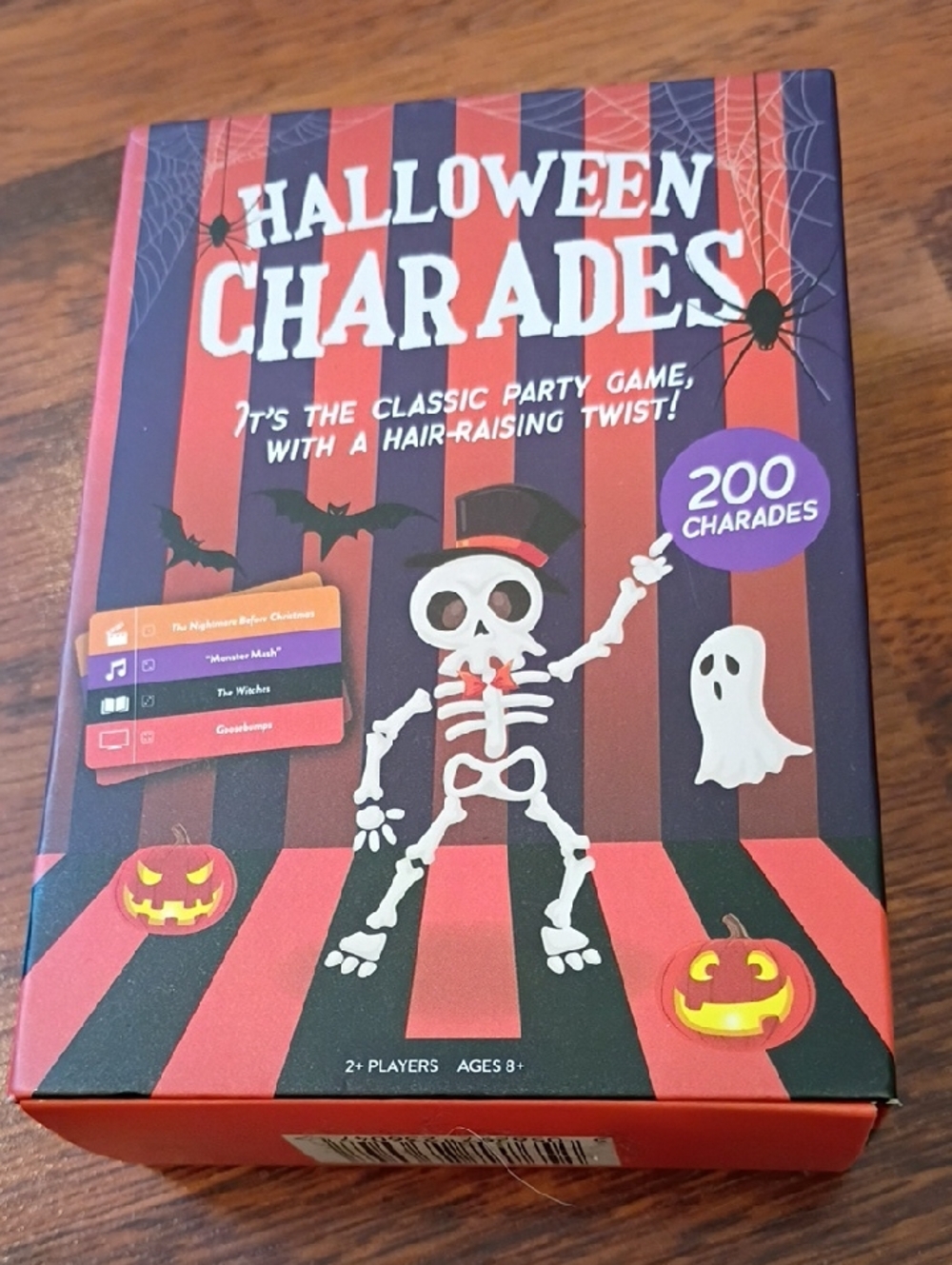Halloween charade cards